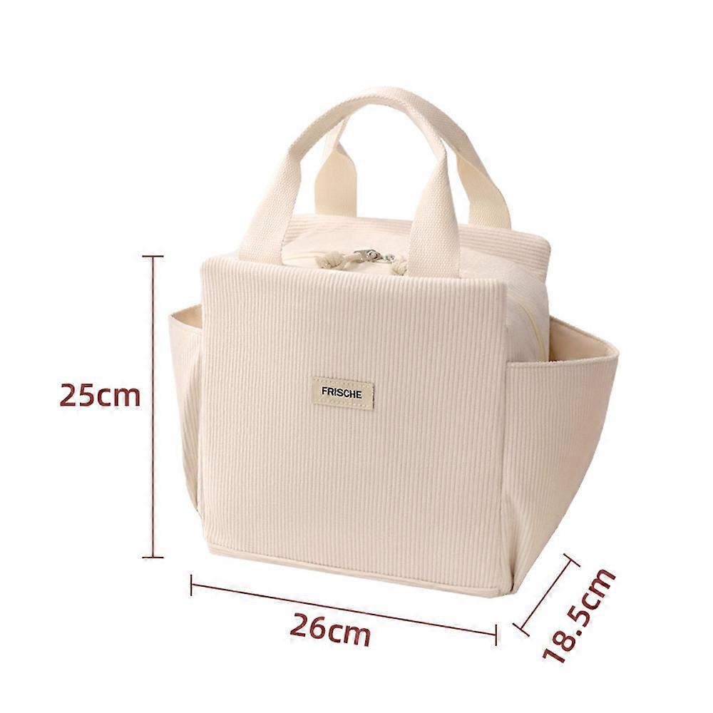 This lunch bag, insulated lunch box, reusable leak-proof large refrigerated handbag is suitable for both men and women. A-DH