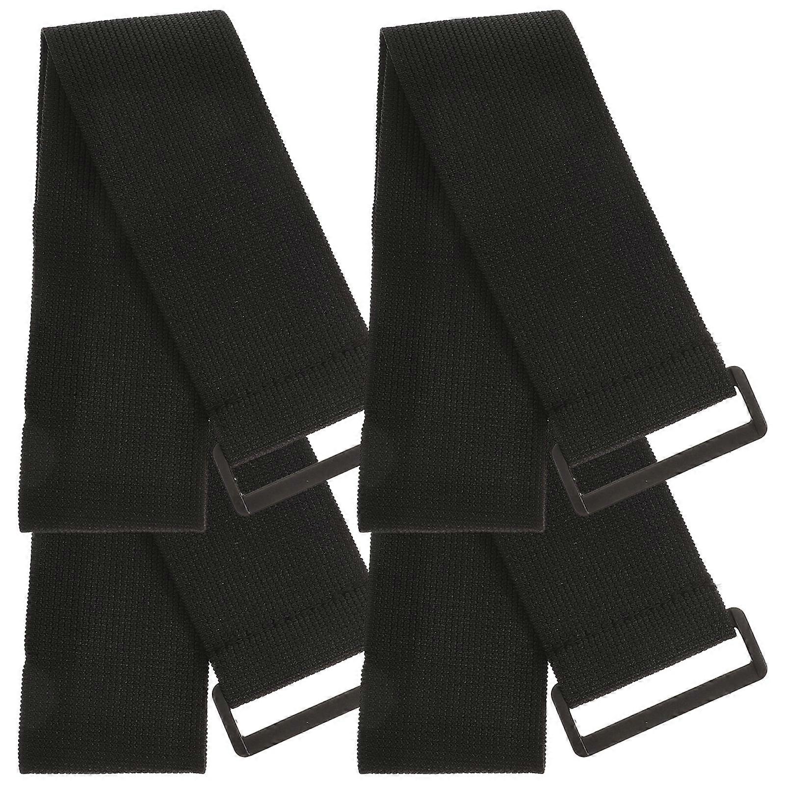 4pcs Hook and Loop Strap Elastic Strap Multipurpose Strap Reusable Cinch Strap