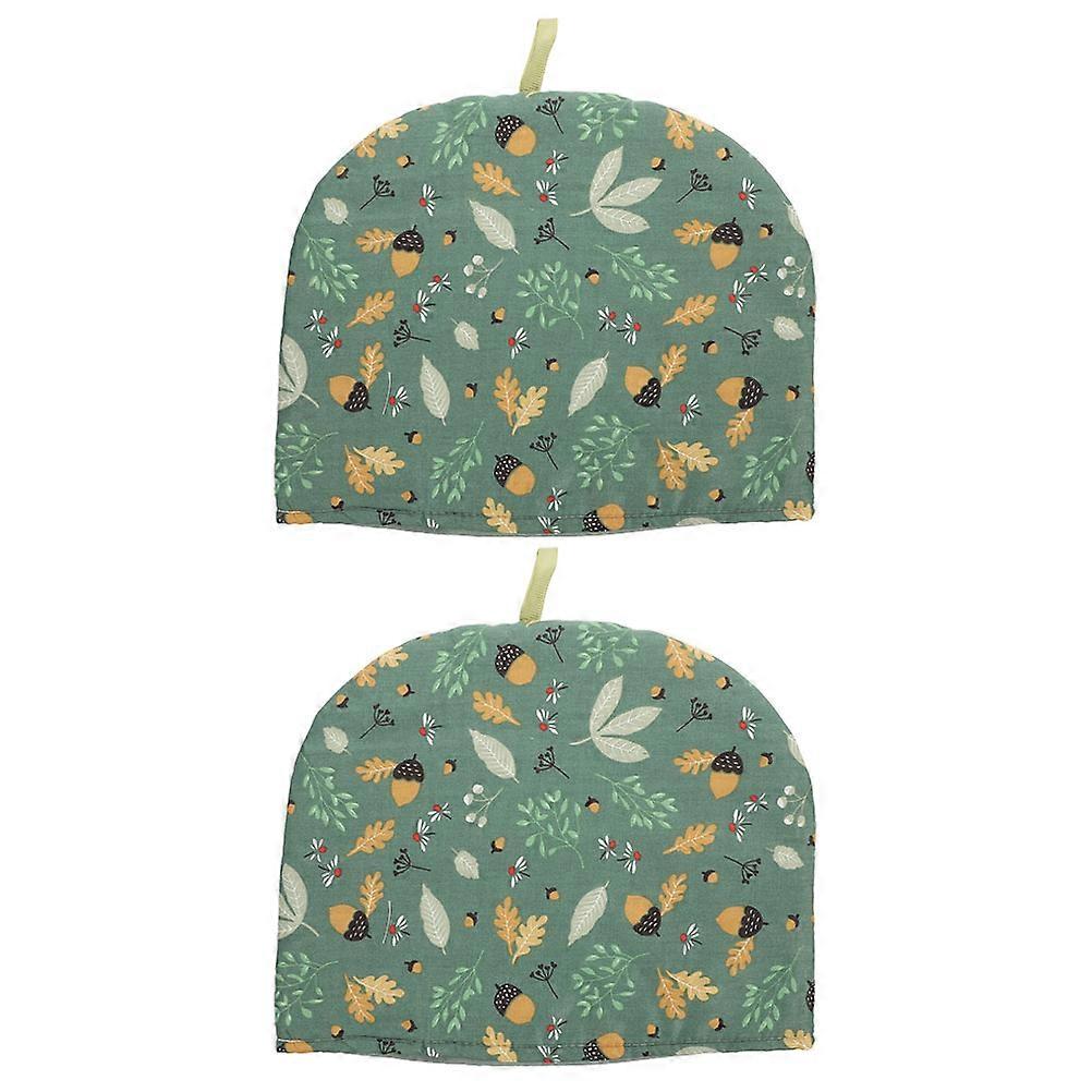 Teapot Warmer Cotton Cover Tea Cozy for 2Pcs Protective Use