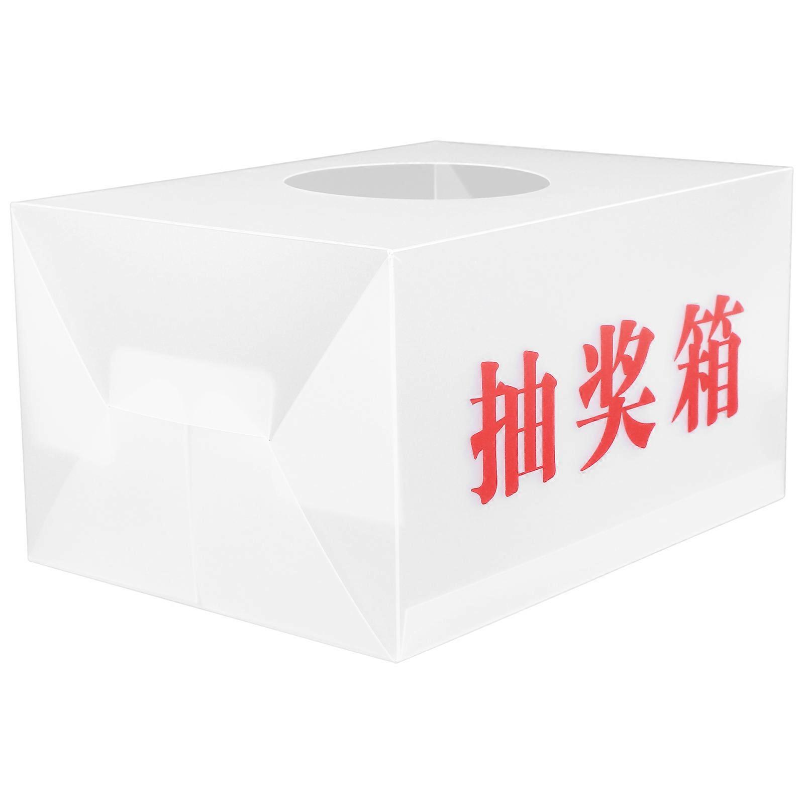 Plastic Raffle Box for Game Use with Assorted Colors
