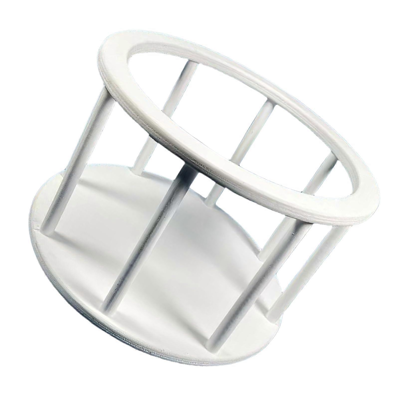 Infant Photo Props Round Basket With Classical White Finish, Easy Assembly, Versatile Newborn Photography Prop