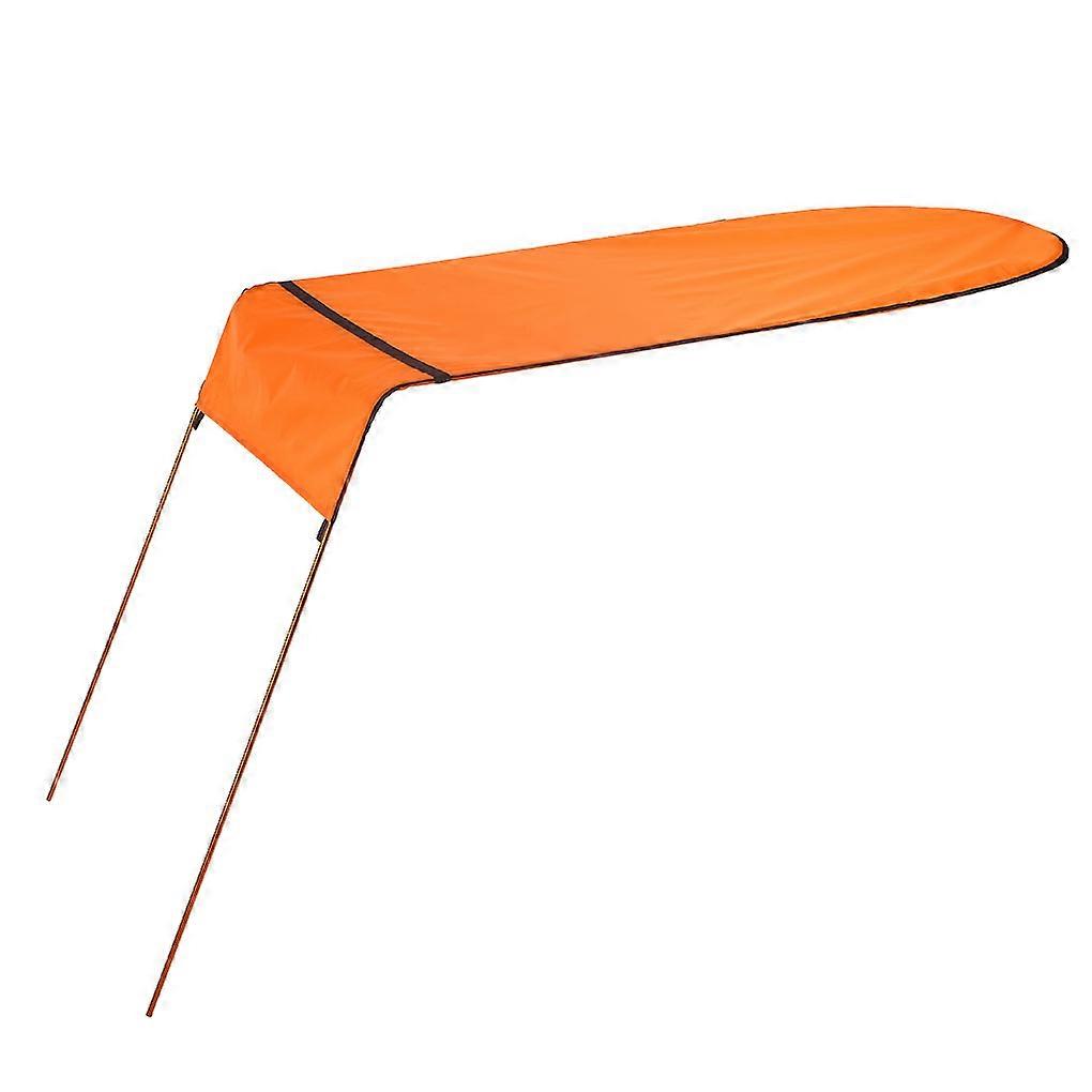 Polyester Boat Sun Shade Portable Universal Reusable Canoe Sunshade Outside Activity Boating Fishing Awning with Storage