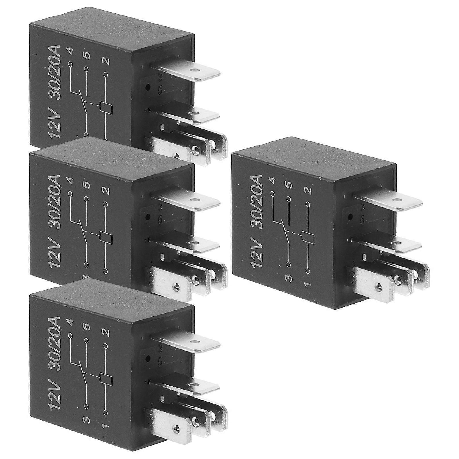 Automotive Relay 12V 5 Pin Starter Relay Auto Part 20Pcs