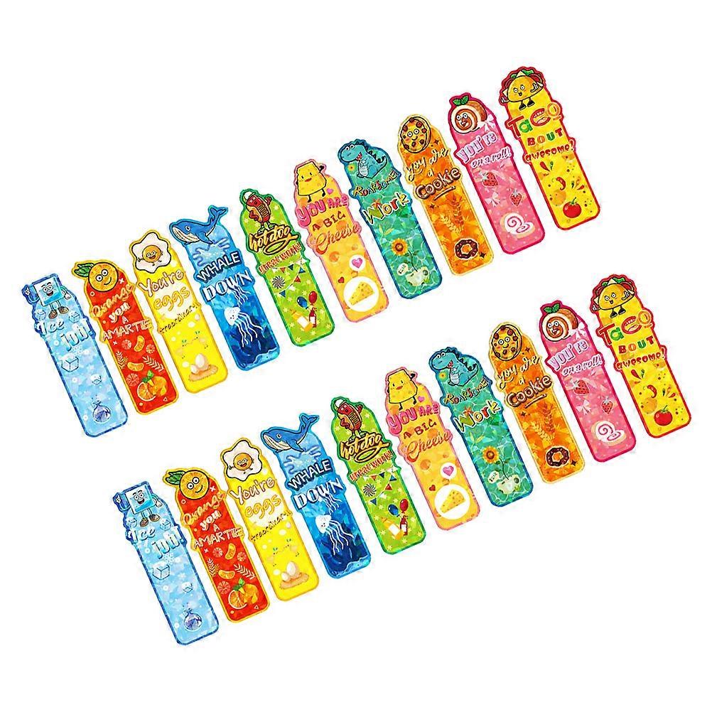 Book Marks for Reading Lightweight and Compact Size Design Paper Material Book Lovers 20Pcs