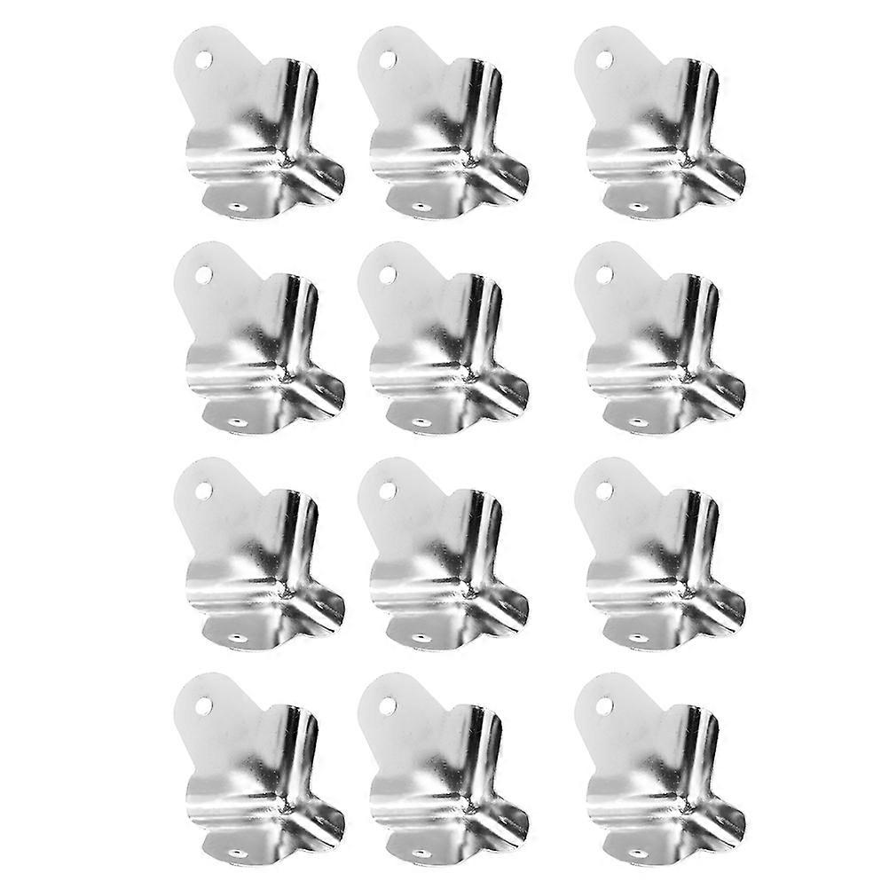Silver Speaker Corner Cover Iron Guard for Damage Prevention 40Pcs Set
