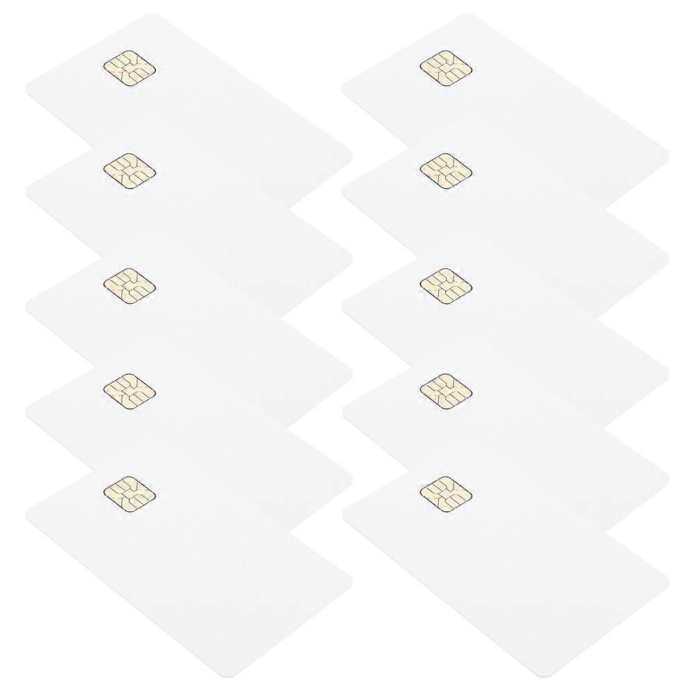 Ic Card PVC Blank Cards for Door Entry 15Pcs White with Chip