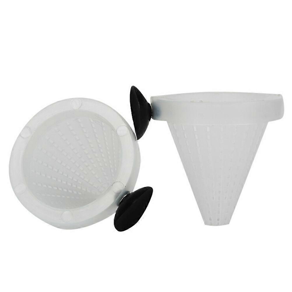Bloodworm Cone Worm Feeding Cone for Feeding 30Pcs Plastic Feeder