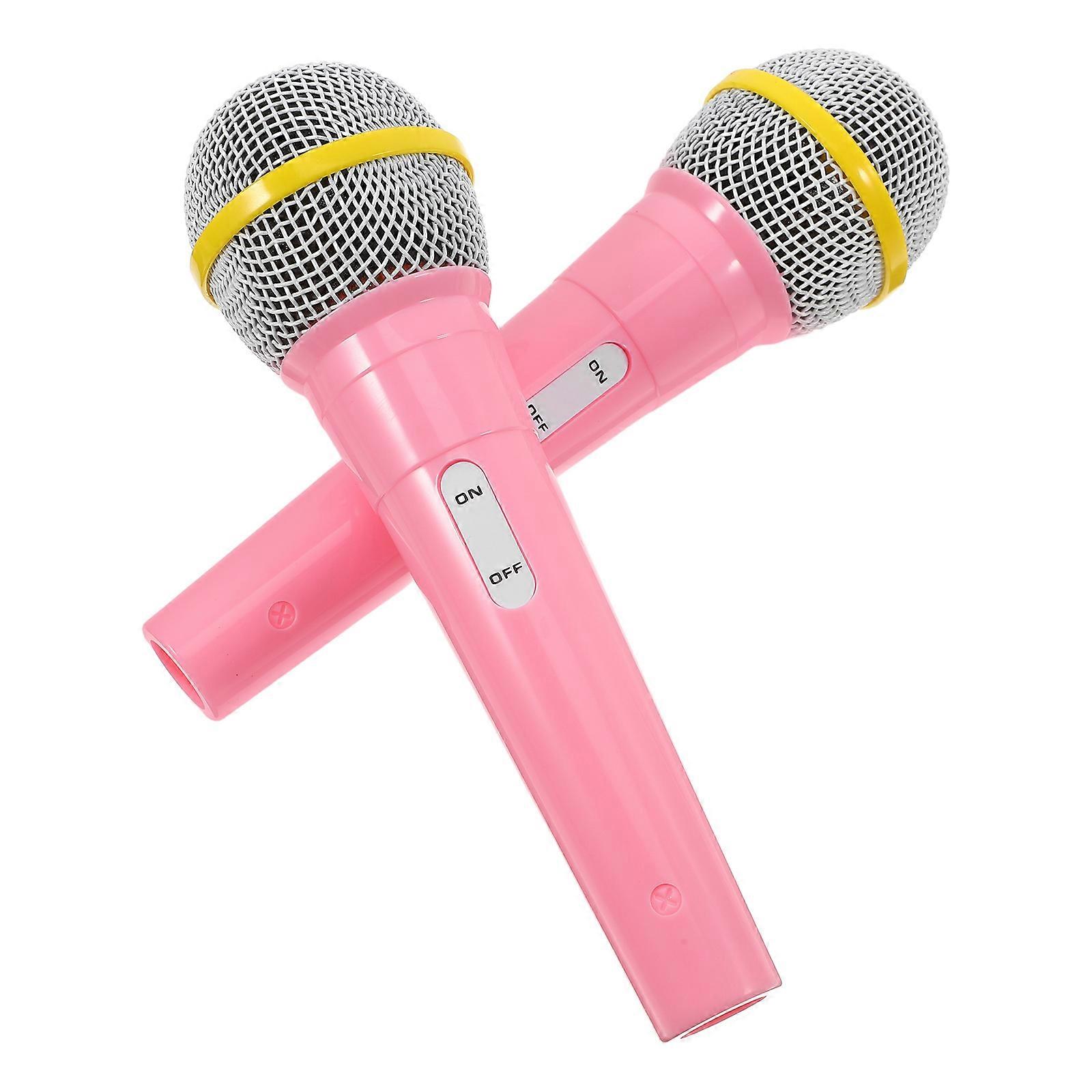 Simulation Microphone Toy Kids Pretend Play for Kids Use 8Pcs