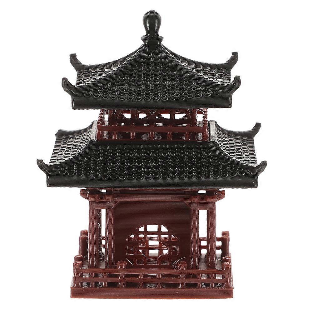 Miniature Ornament for Micro Landscape Decor 4Pcs Brown PP Figures