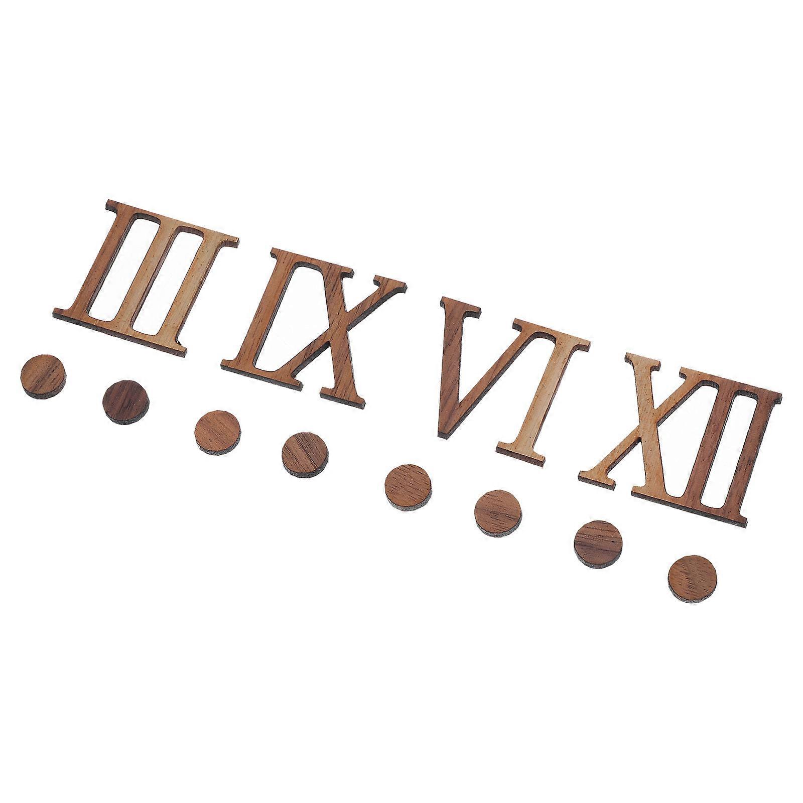 Silent Movement Clock Kit with Roman Numerals for Living Room 2Sets