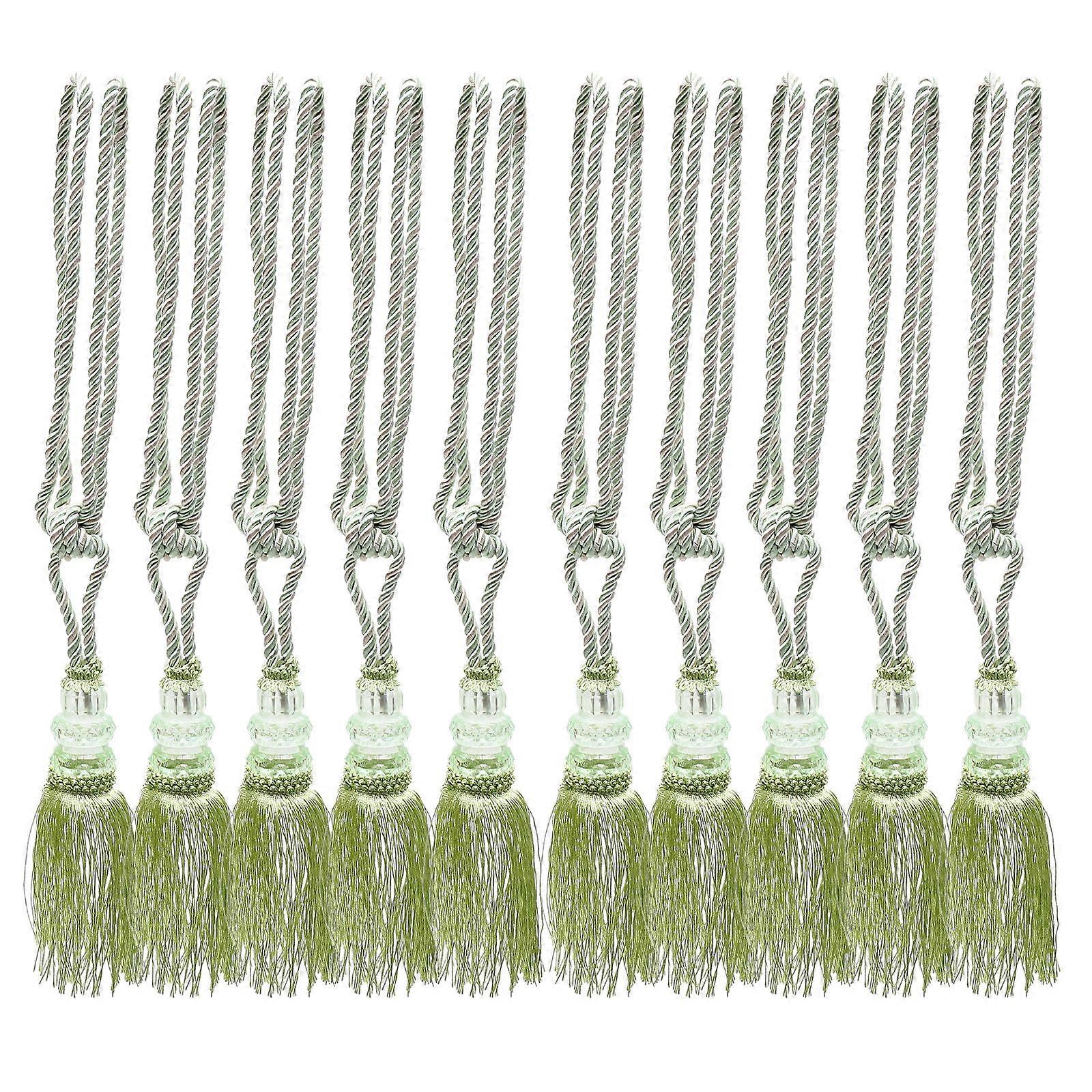 Curtain Tiebacks with Tassels Elegant Curtain Pullbacks for Home 40Pcs