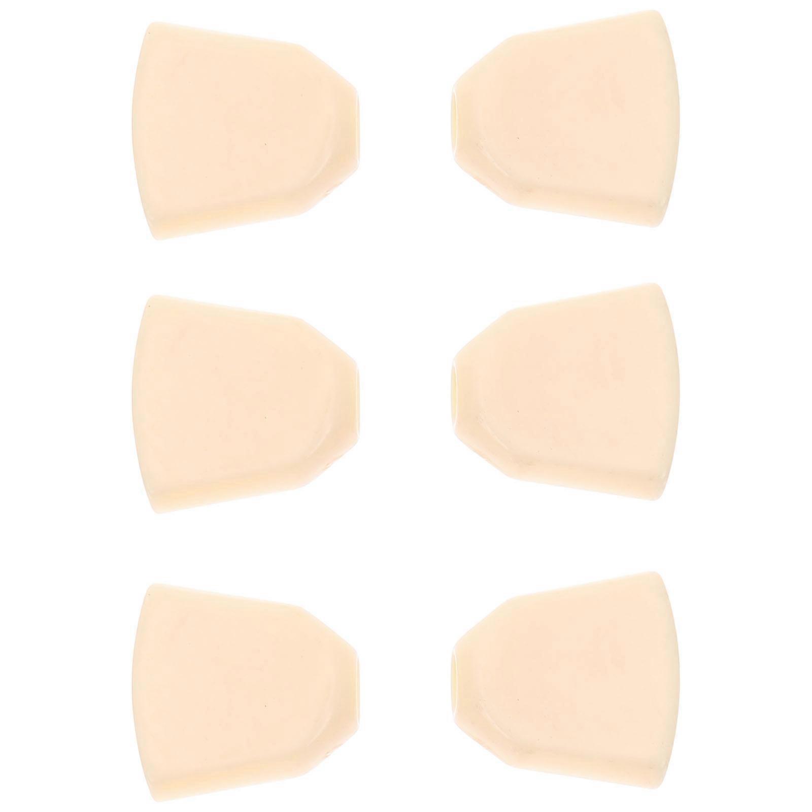 Tuning Peg Button Guitar Knob for Guitar 3Sets Light Yellow Vintage