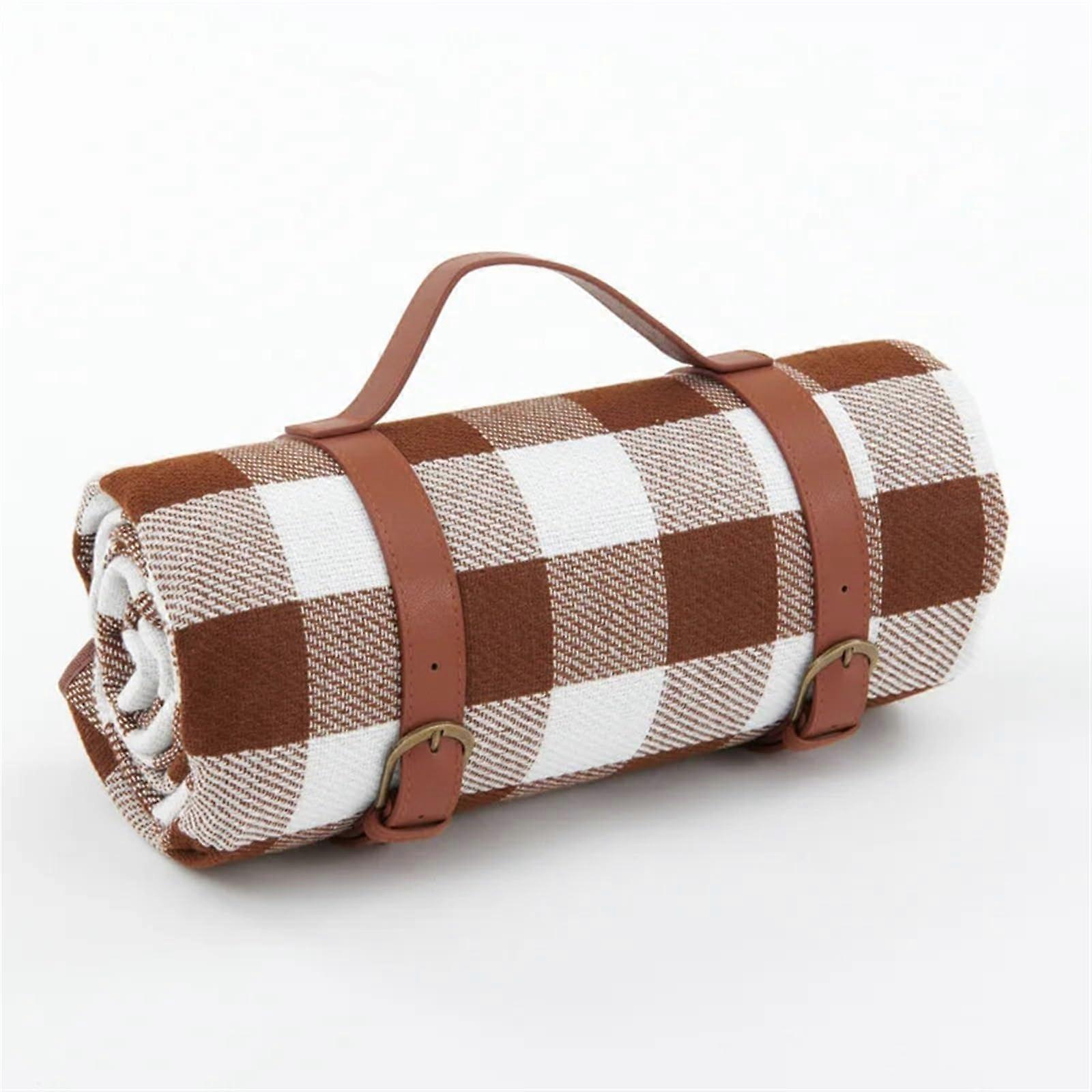 Beach Mat Sand Waterproof Multicolor 150X200CM Leather Strap Beach Camping Picnic Mat