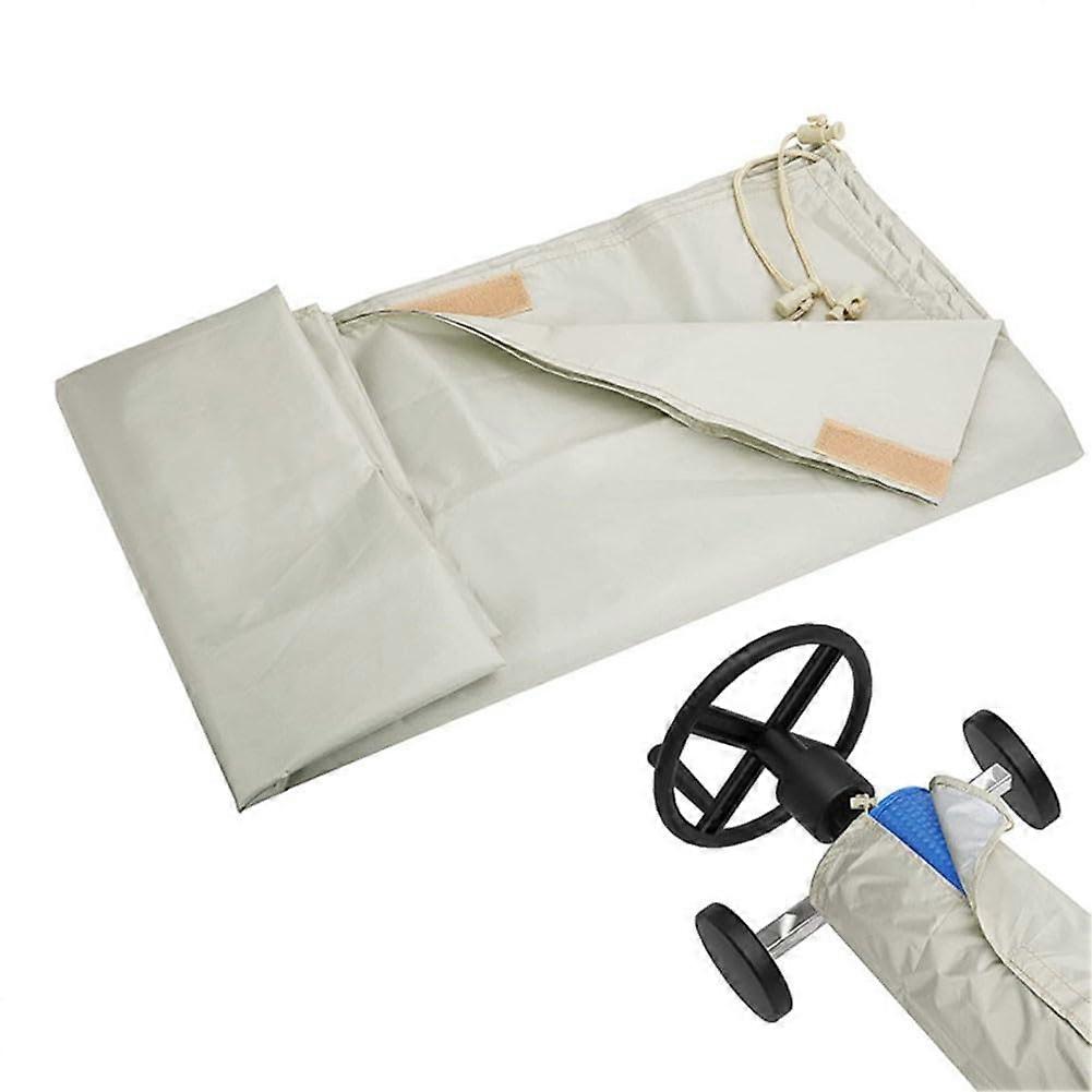190T Oxford Fabric Waterproof Solar Blanket For Swimming Pool Reel 16Foot Protective Cover