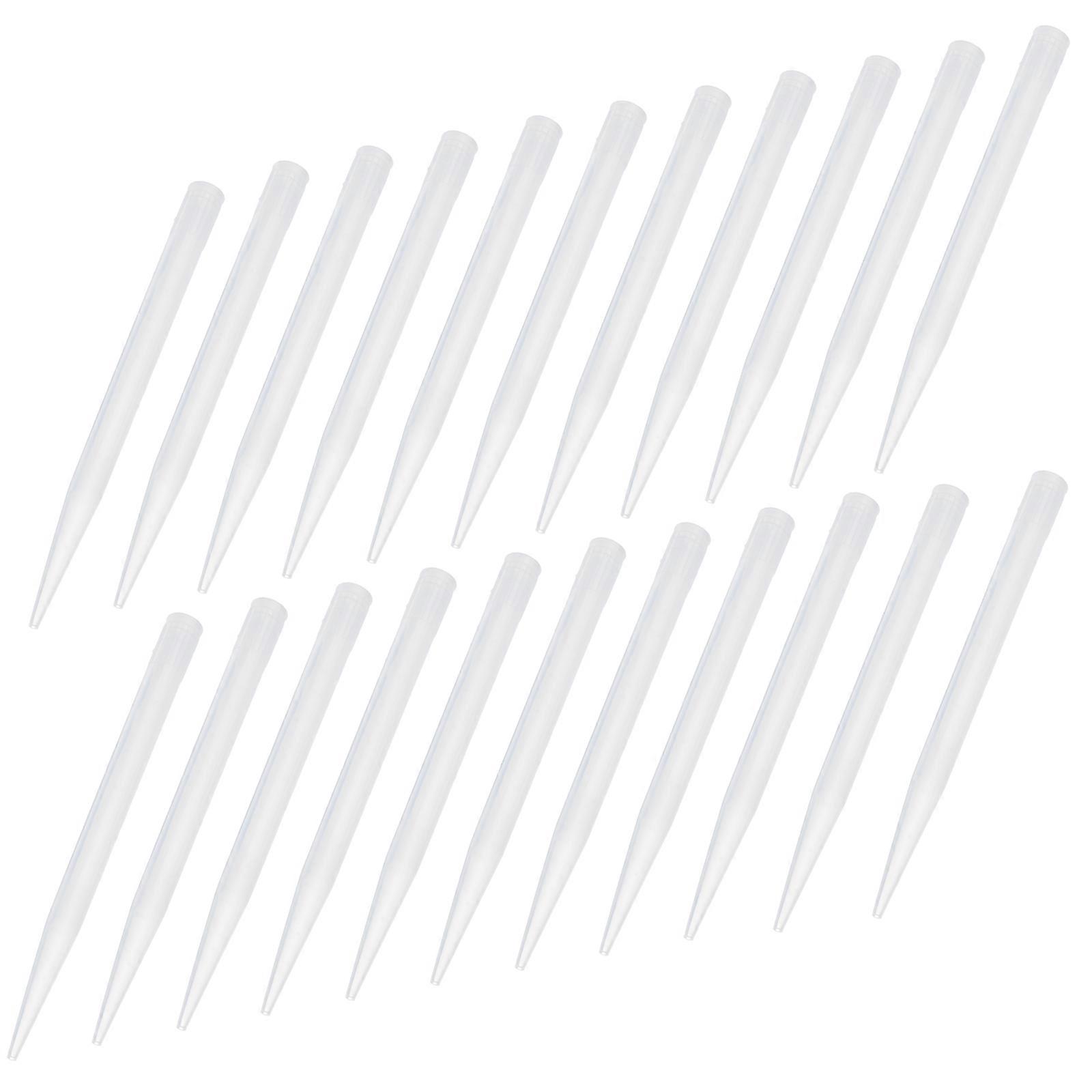 Plastic Pipettor Tips Transparent 300Pcs Liquid Pipette Tips for Lab Use