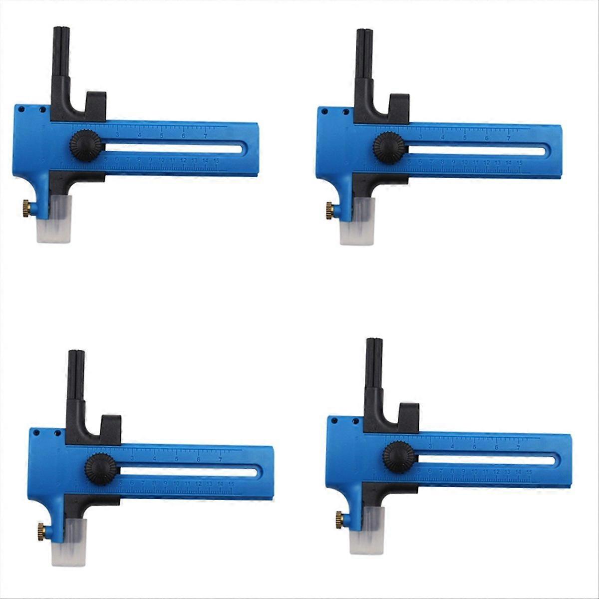 Blue Adjustable Circular Cutting Tool for Making Fabric Crafts