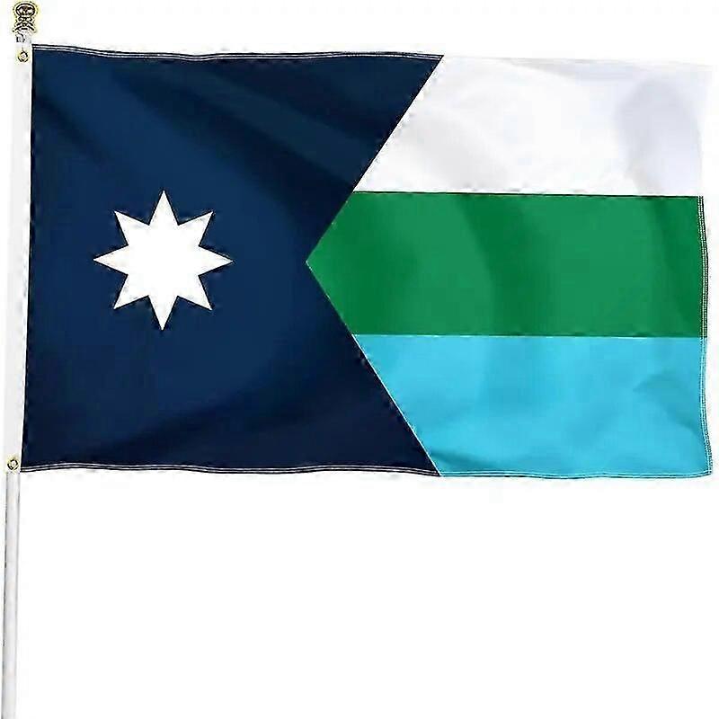 State Flag Banners Bright Pattern Polyester Flag with Brass Grommets Large Banner for Garden Decorations Fade Proof