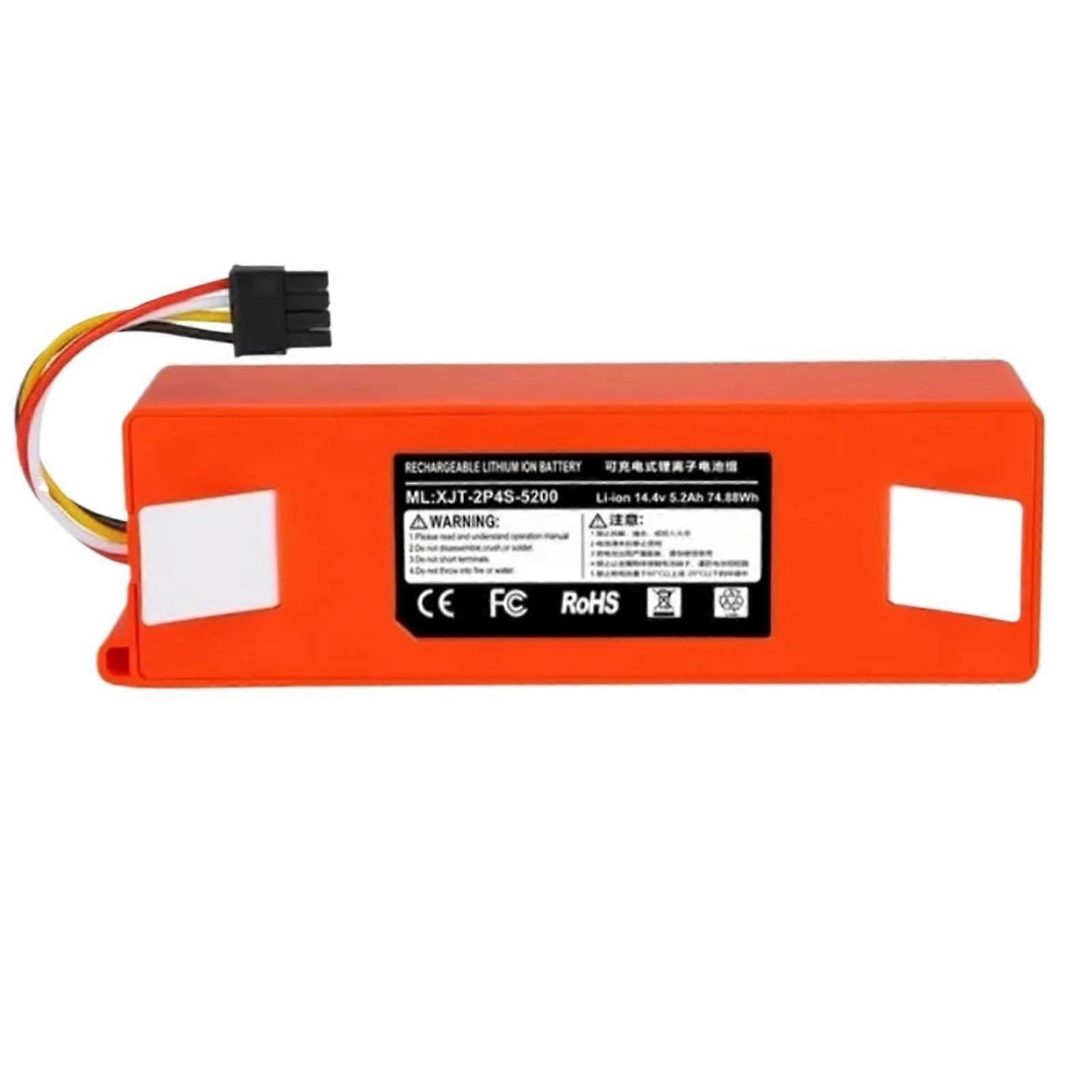 14.4V 5200mAh Replacement Battery For 1S And S5MAX S6MAXV S7 S75 Robotic Vacuum Cleaners