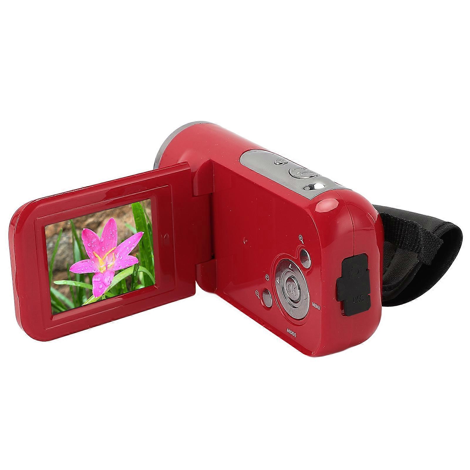 Digital Video Camera Recorder 1080P HD 16MP Portable DV Camcorder 16X Digital Zoom 2in Screen 64GB 