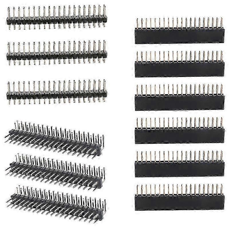 12PCS 40 Pin GPIO Header Kit for Raspberry Pi Zero/4B/3B+/3B/3A+