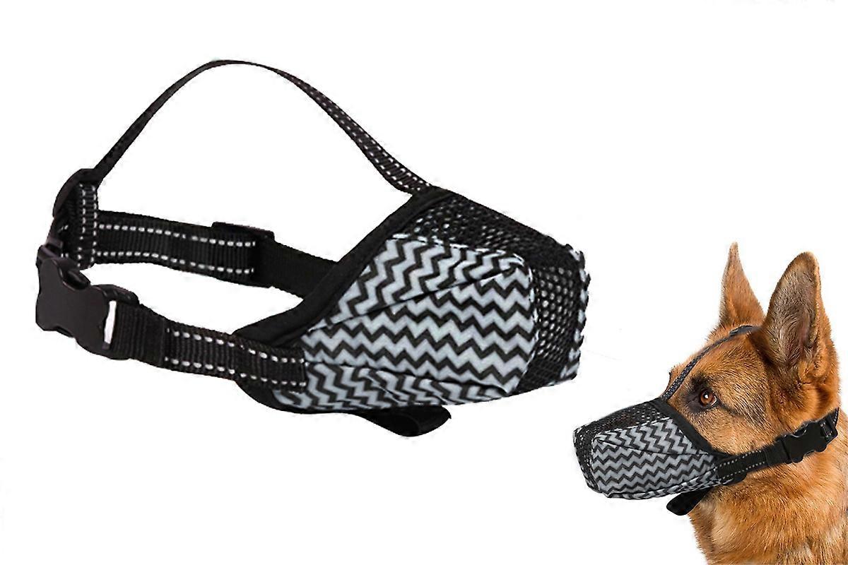 Dog Muzzle Air Mesh Breathable Muzzle For Medium Large Sized Dog