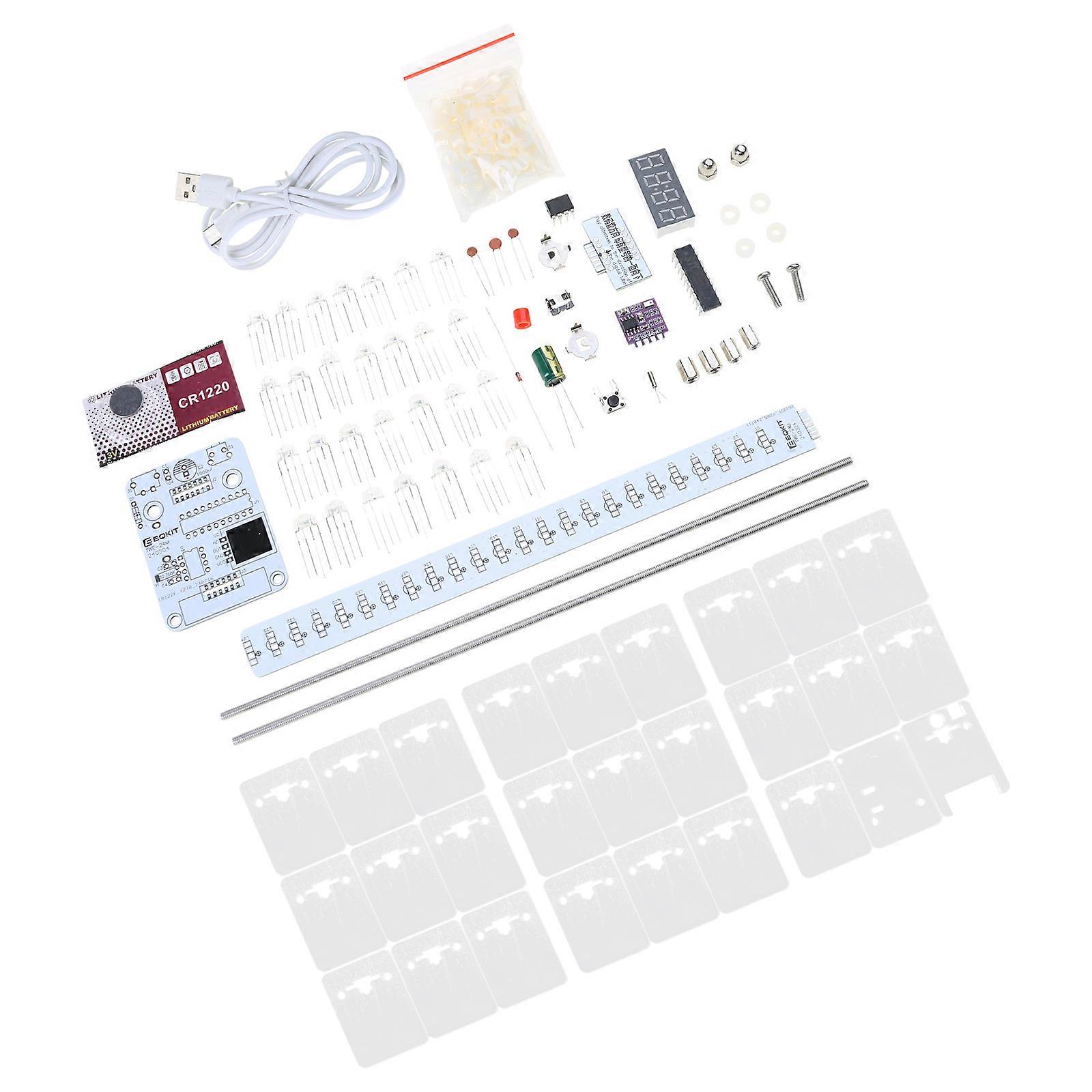 Voice Controlled LED Music Spectrum Sound Sensitive Color Spectrum Tower, Auditory Leveling Display for Enthusiasts Multicolor