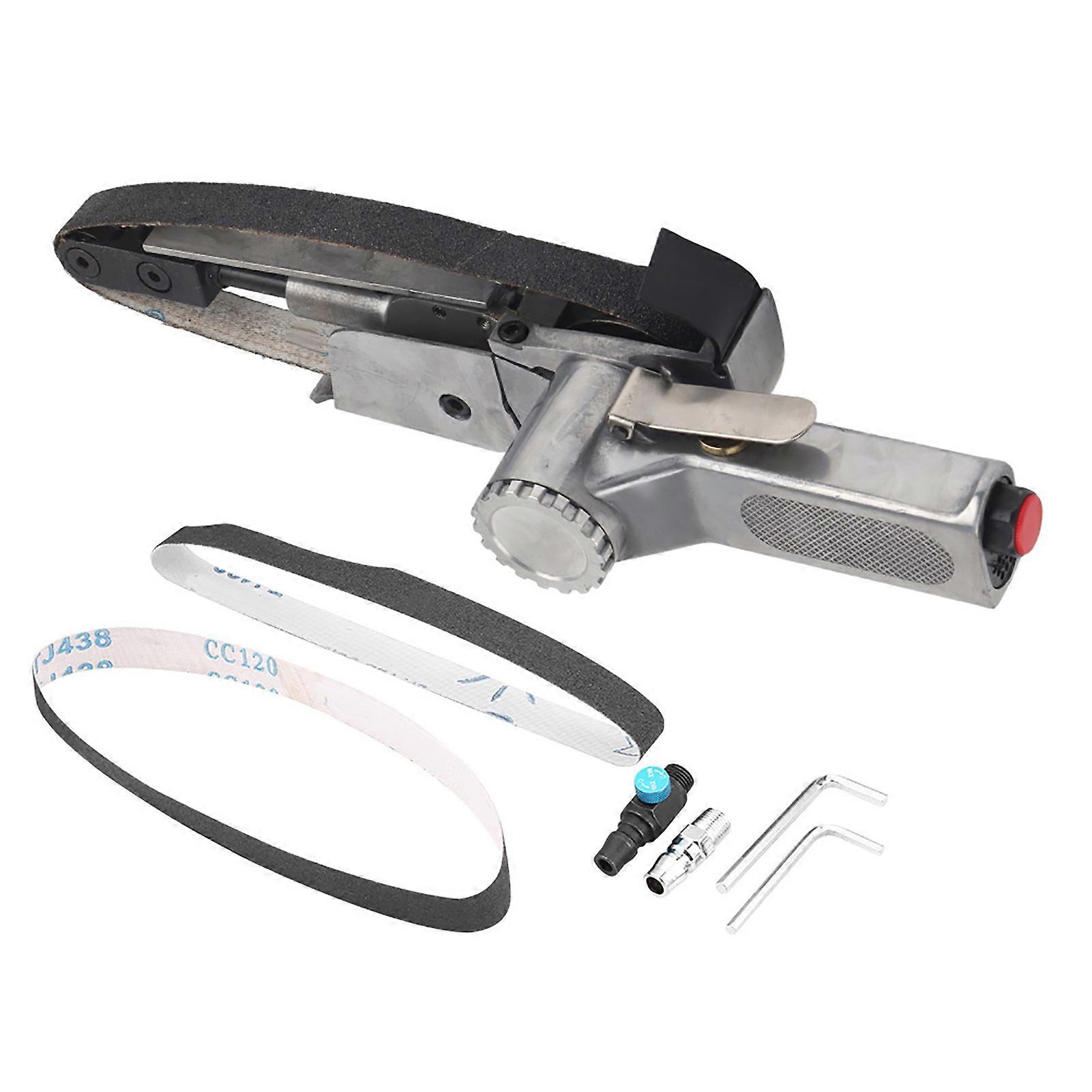 Grinding machine for crafts 20mm pneumatic belt sander air tool