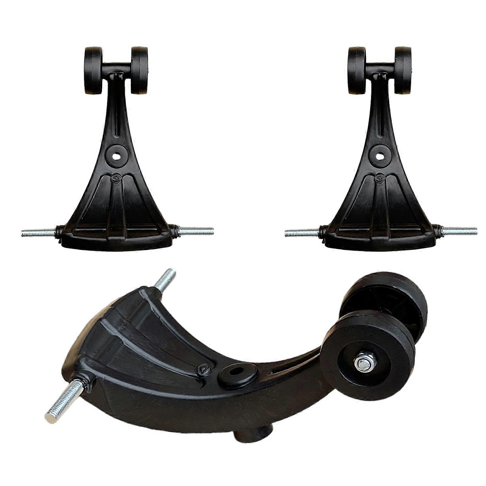 Children Ride On Vehicle Triangle Wheel Base Repair Part With Rusts Resistant Metal Rod For Swing Car Maintenances 3pcs Multicolor