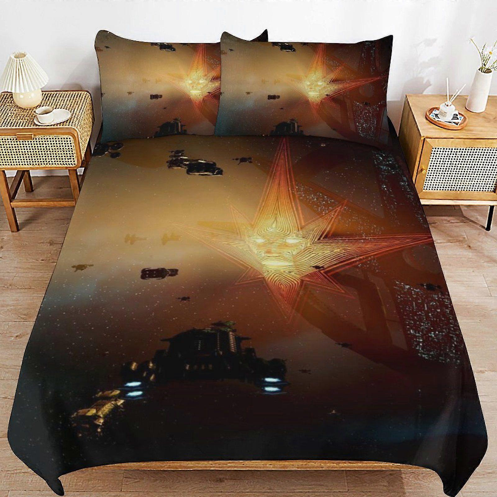 u424 Rebels of the Cosmos Practical Fabric Sleep Ready Texture High Thread Composition Duvet Cover Sets Convenience n424