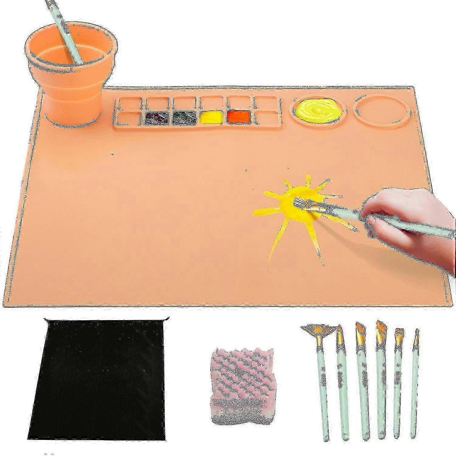 Silicone Craft Mat for Resin Casting - 17"x15" Non-Stick Silicone Sheet