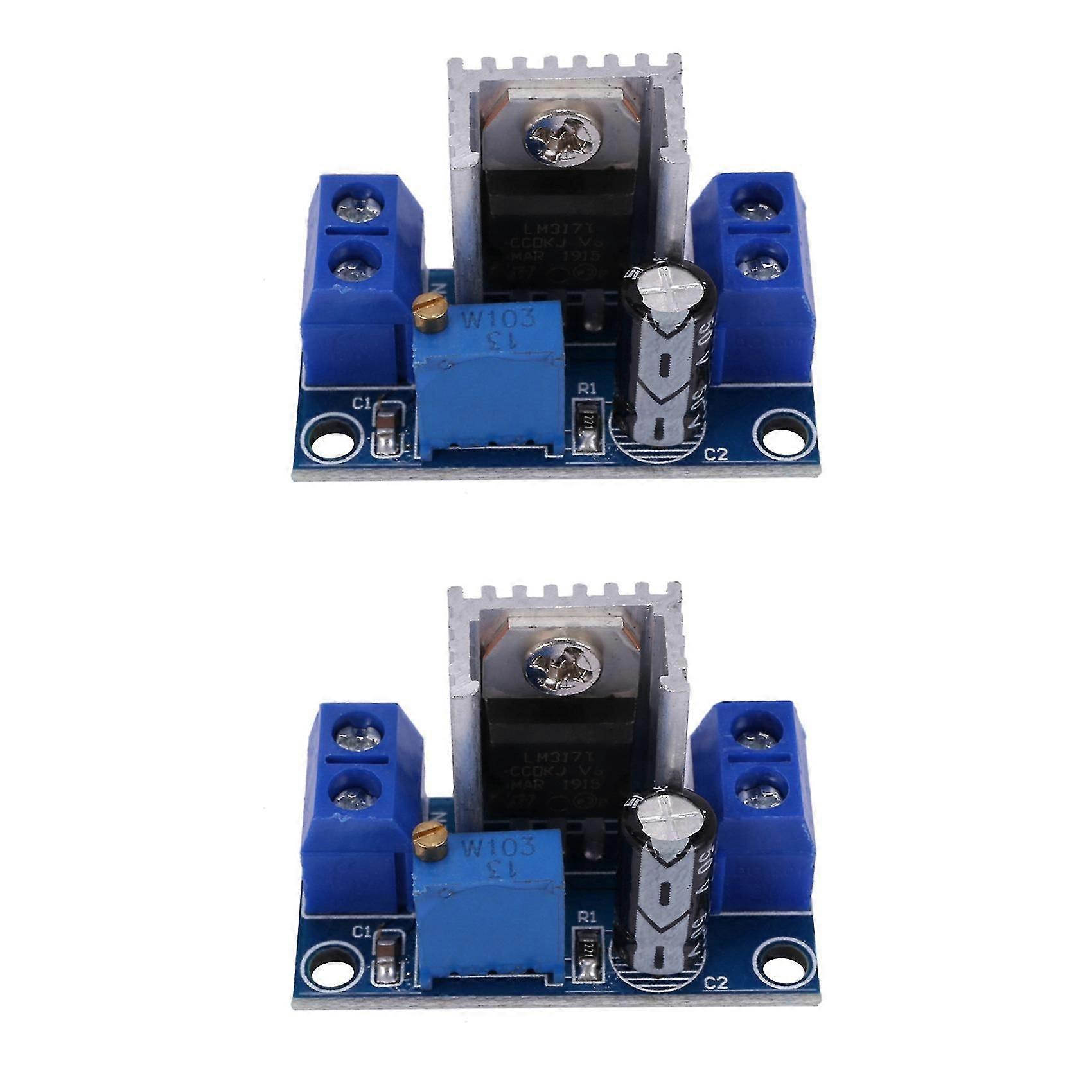 2x Lm317 Dc-dc 1.5a 1.2-37v Adjustable Power Supply Board Dc Converter Buck Module Linear Voltage R