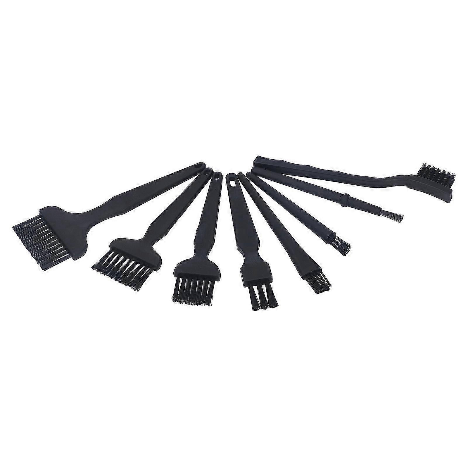 8Pcs Non Static Brushes Portable Plastic Handle ABS Electronics Computer Keyboard Cleaning Brush Kit
