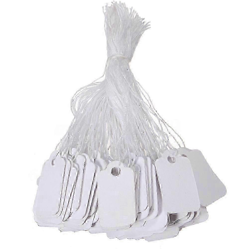 Etiketter i vitt papper 90-100 st