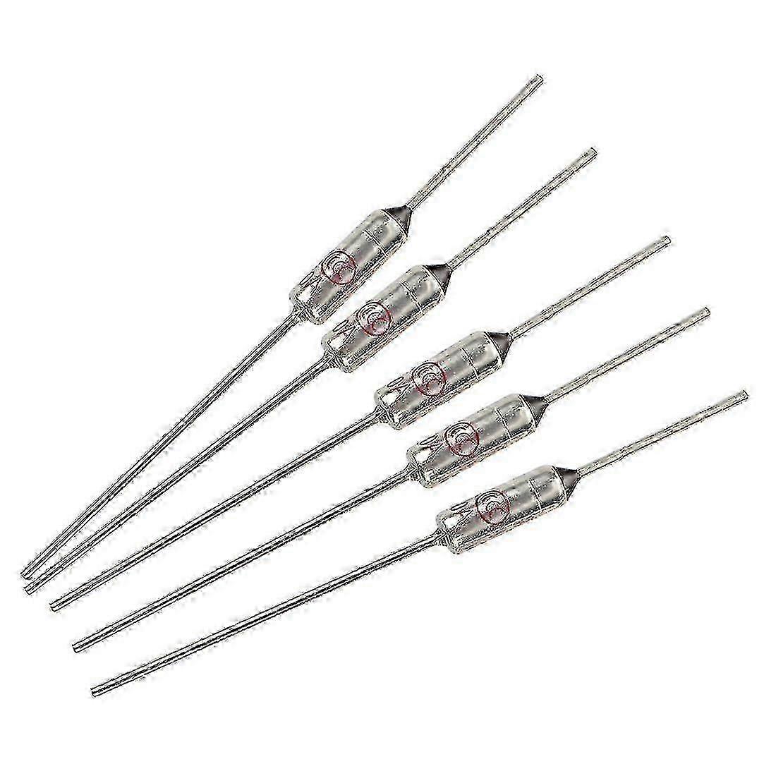 5 Pcs Circuit Cut Off Tf 185 Celsius 250v 10a Temperature Thermal Fuses Edition 1110