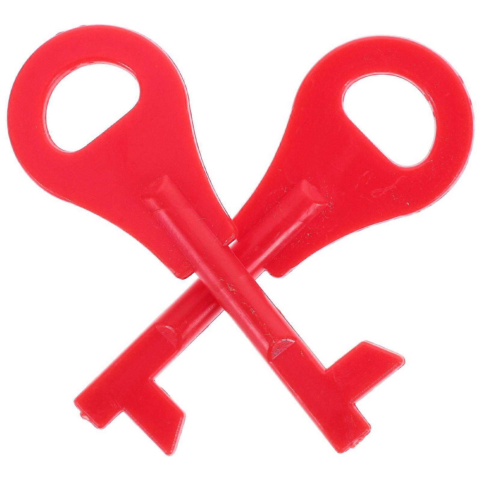 2 Pcs Fire Call Point Key Manual Alarm Emergency Switch Key Simple Reset Key For Push Button Switch Sturdy Key For Push Button