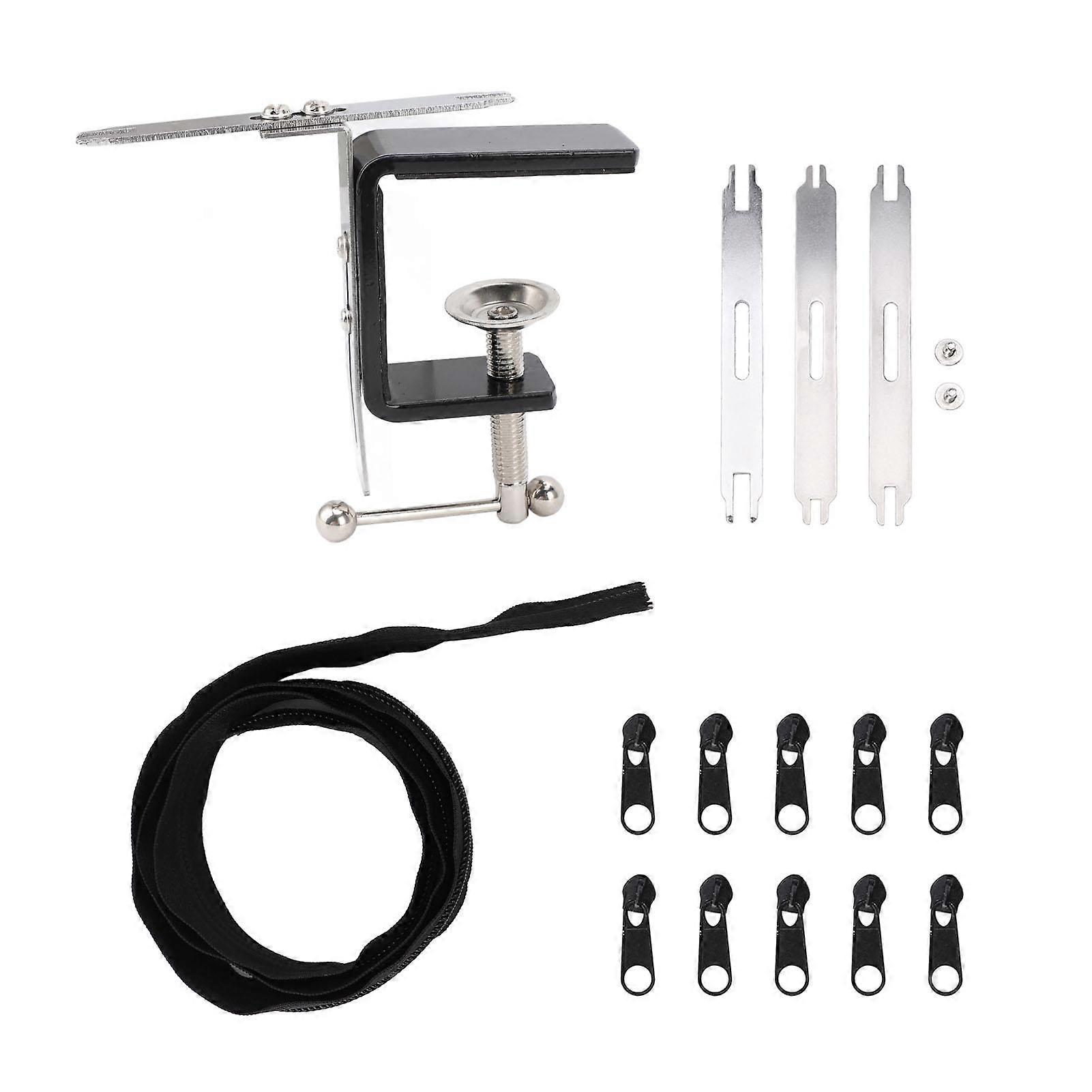 Zipper Pull Tool Professional Efficient Stainless Steel Double Ends Quick Zipper Jig Sliders for