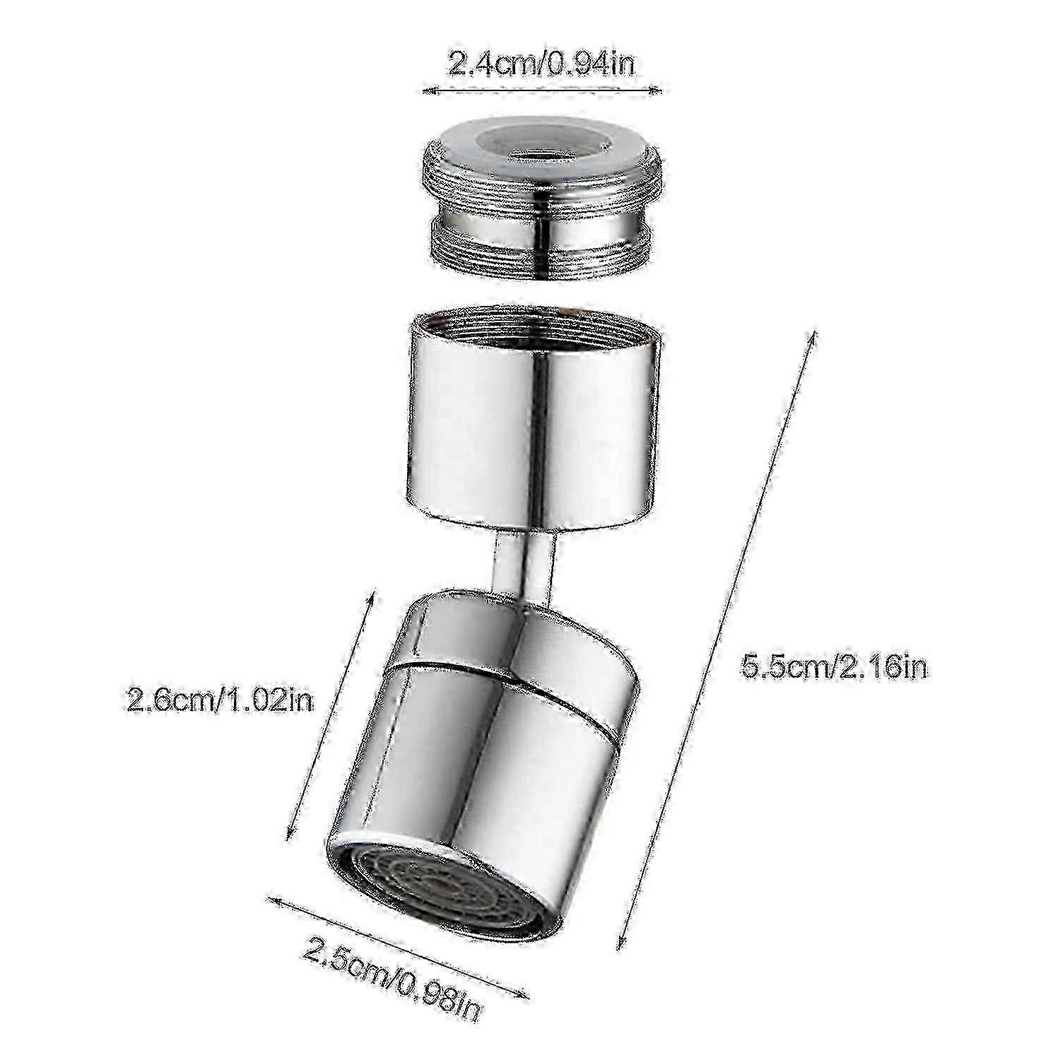 2 Piece Universal Splash Filter Set for Kitchen Faucet Spout 2025