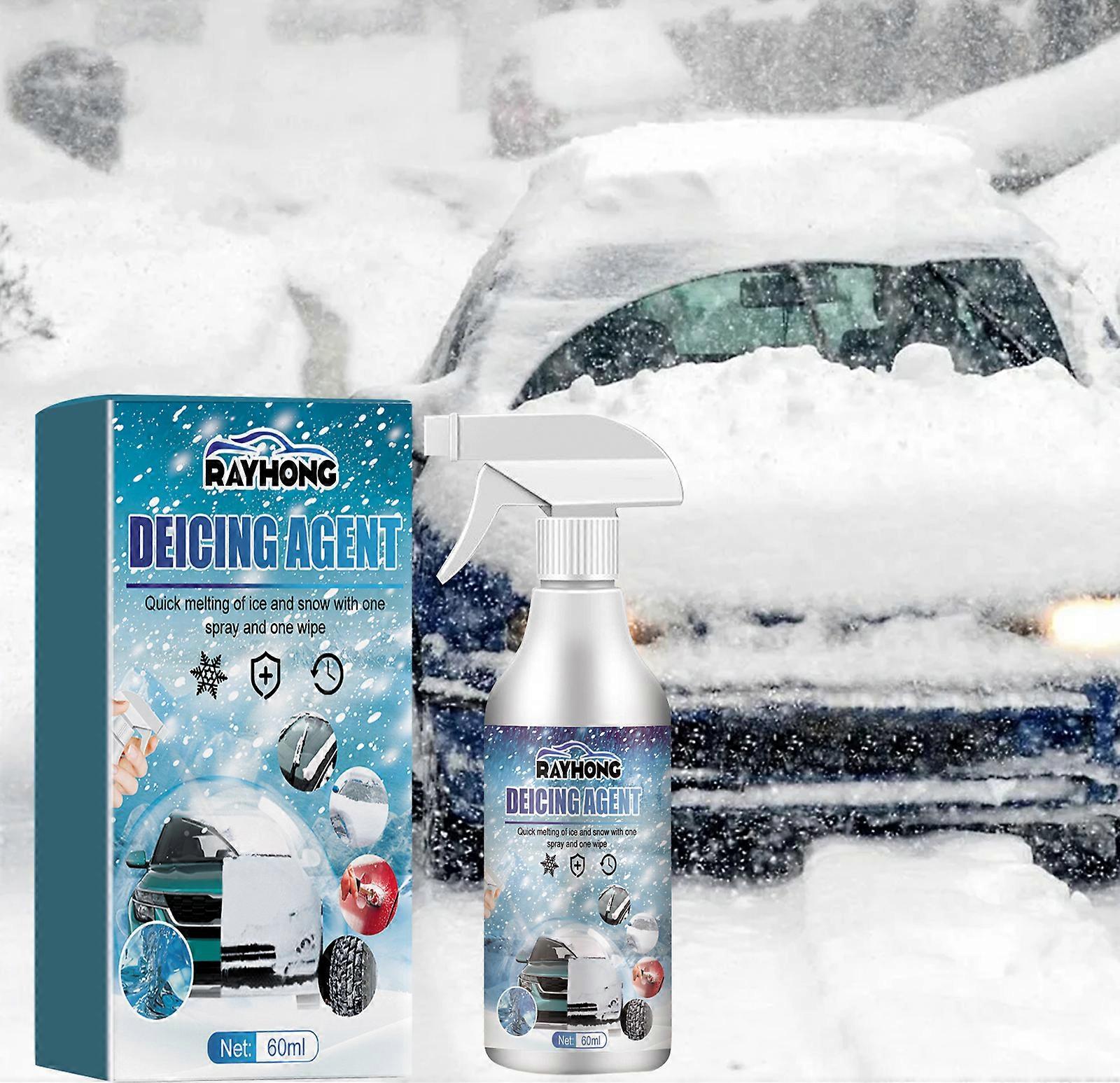Rayhong Snow Defrosting Agent, Car Windshield Windows Fast And Powerful Defrosting Defogging Deicing And Snow-melting Cleaning Agent