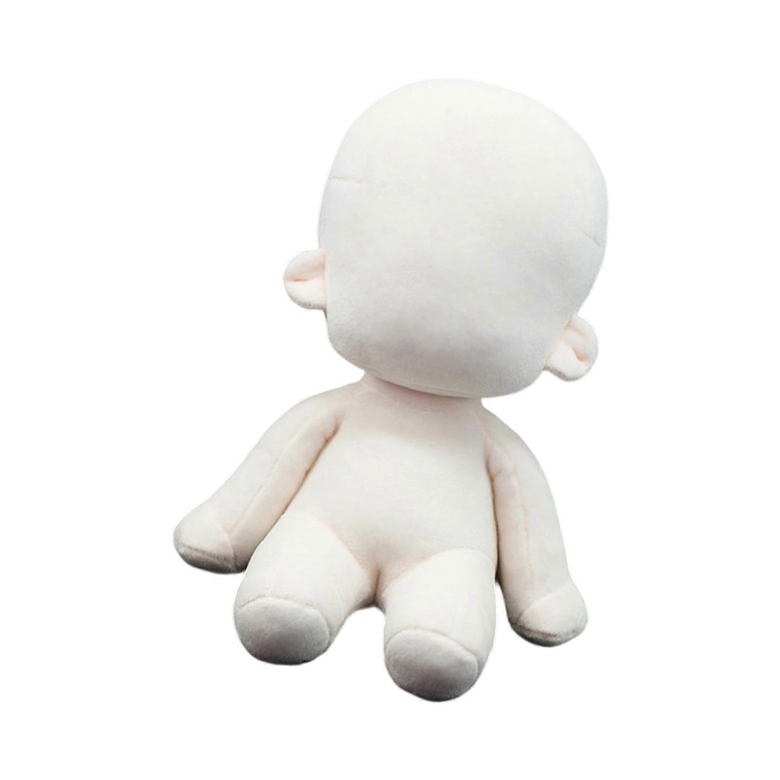 20Cm Undressed Cotton Doll Base With Soft Stuffed Design For Customizable Creation Creative Doll For Crafting Hobbies Multicolor