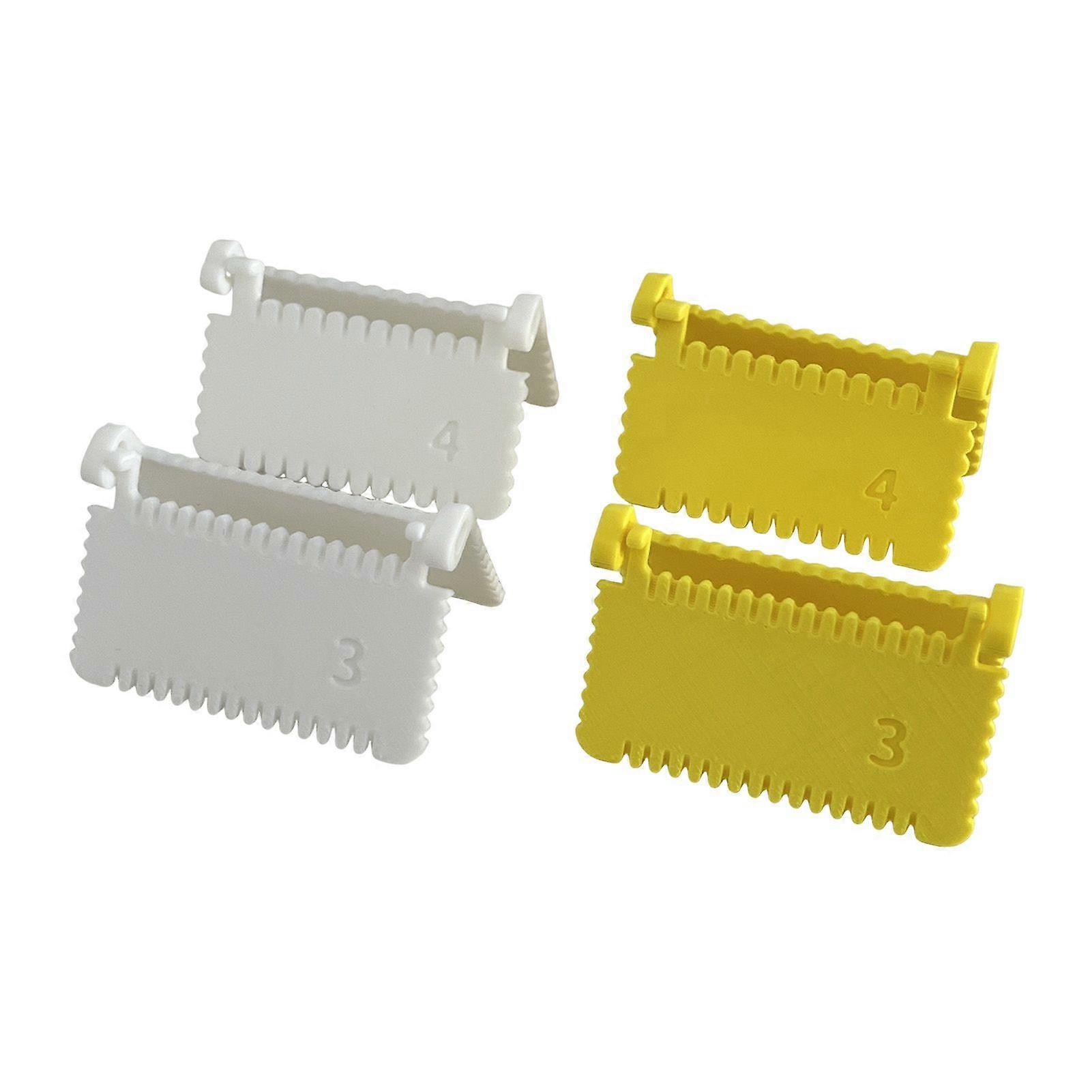 4Pcs/Set Clip-on Stitch Guide Edge Stitch Lock And Sewing Gauge Seam Guide Ruler Edge Sewing Lockranding Tool for Quilting Hemming Straight Stitches