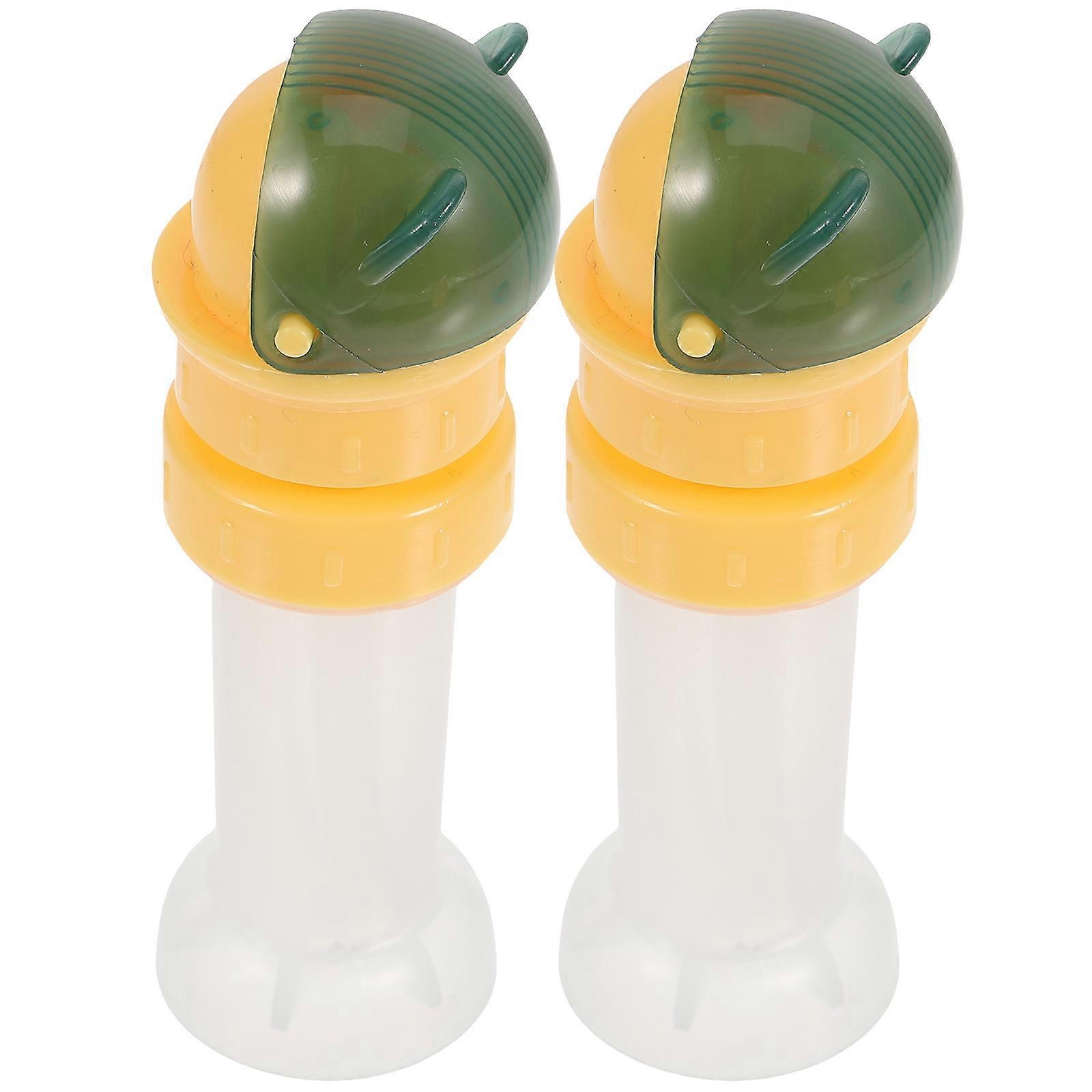 2pcs Spillproof Straw Cap Bottle Reusable Straw Lid Flip Cap Replacement Bottle Lid