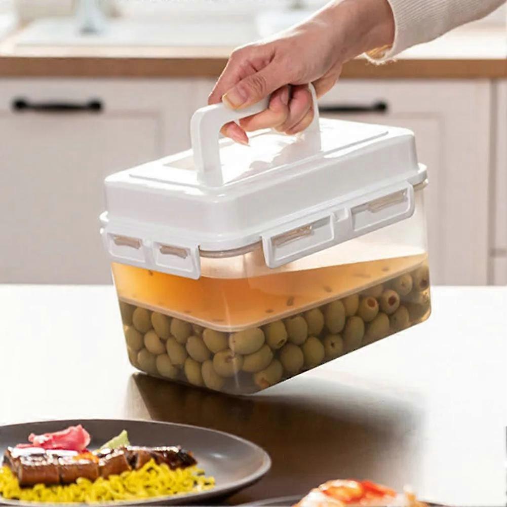 Pickle Jar-Leakproof Fermentation Container for Gherkin, Sauerkraut,Storage and Fermentation Solution