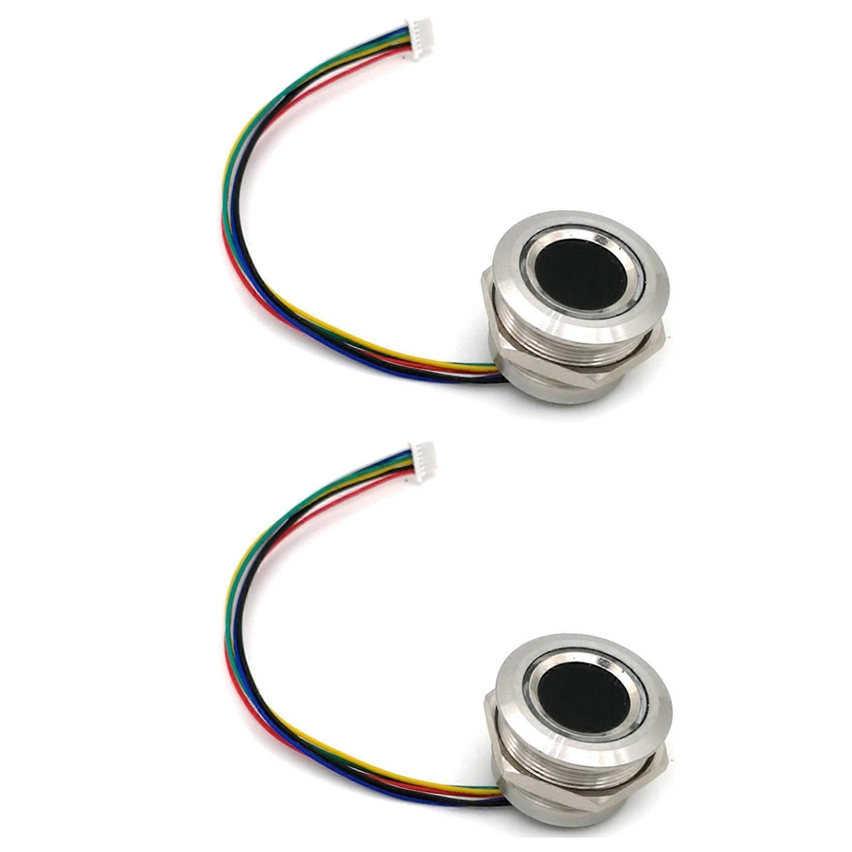 2X R503 Circular Round Two-Color Ring Indicator LED Control DC3.3V MX1.0-6Pin Capacitive Fingerprint