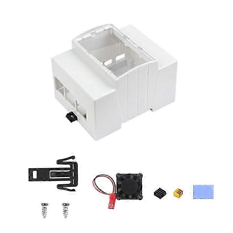 Electrical Box for Case for Raspberry Pi 4 B 4B ABS Heat Dissipation Cooling for