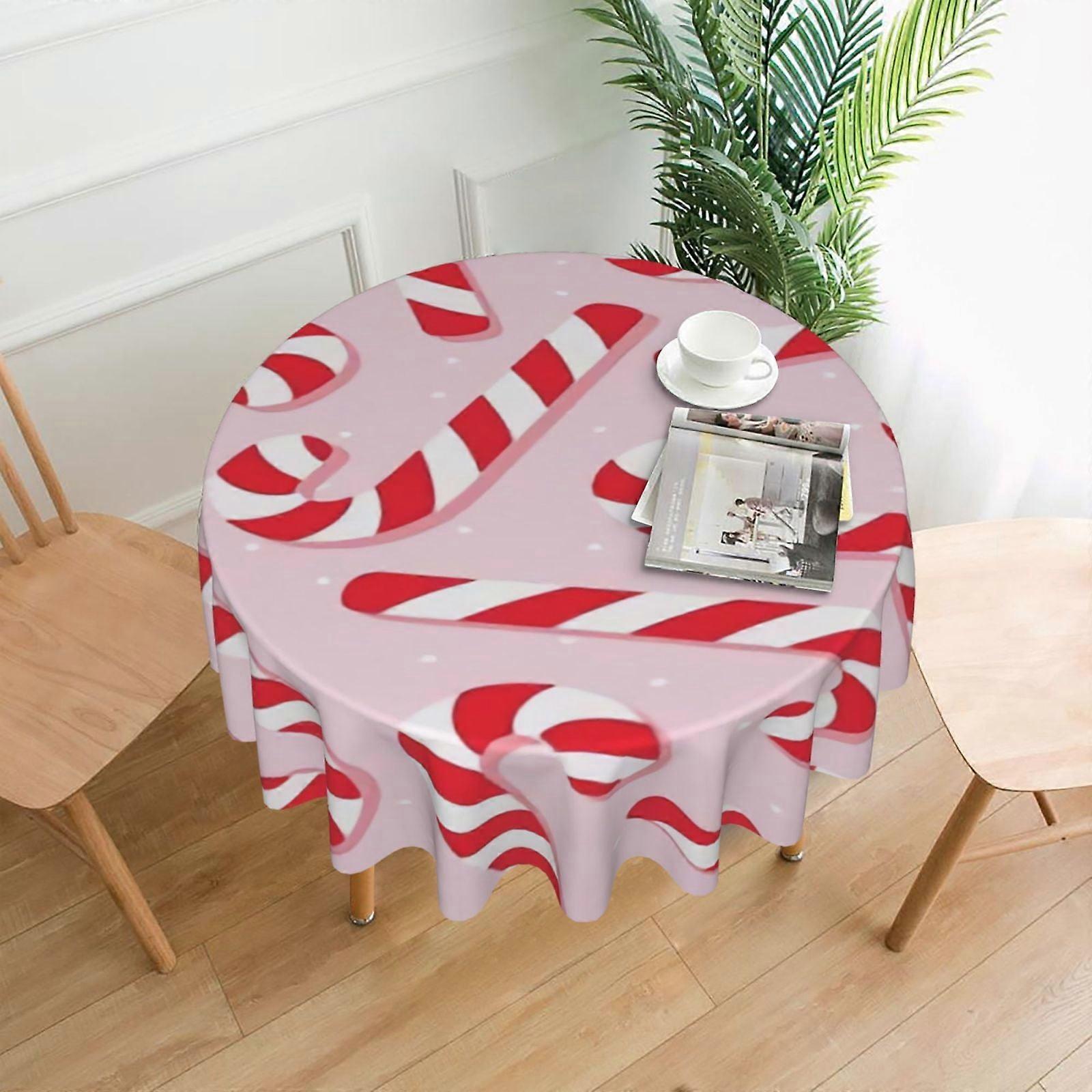 Merry Christmas Rectangular Tablecloth, Water Resistance Antiwrinkle Spillproof Soft Fabric, compatible with 60in tables