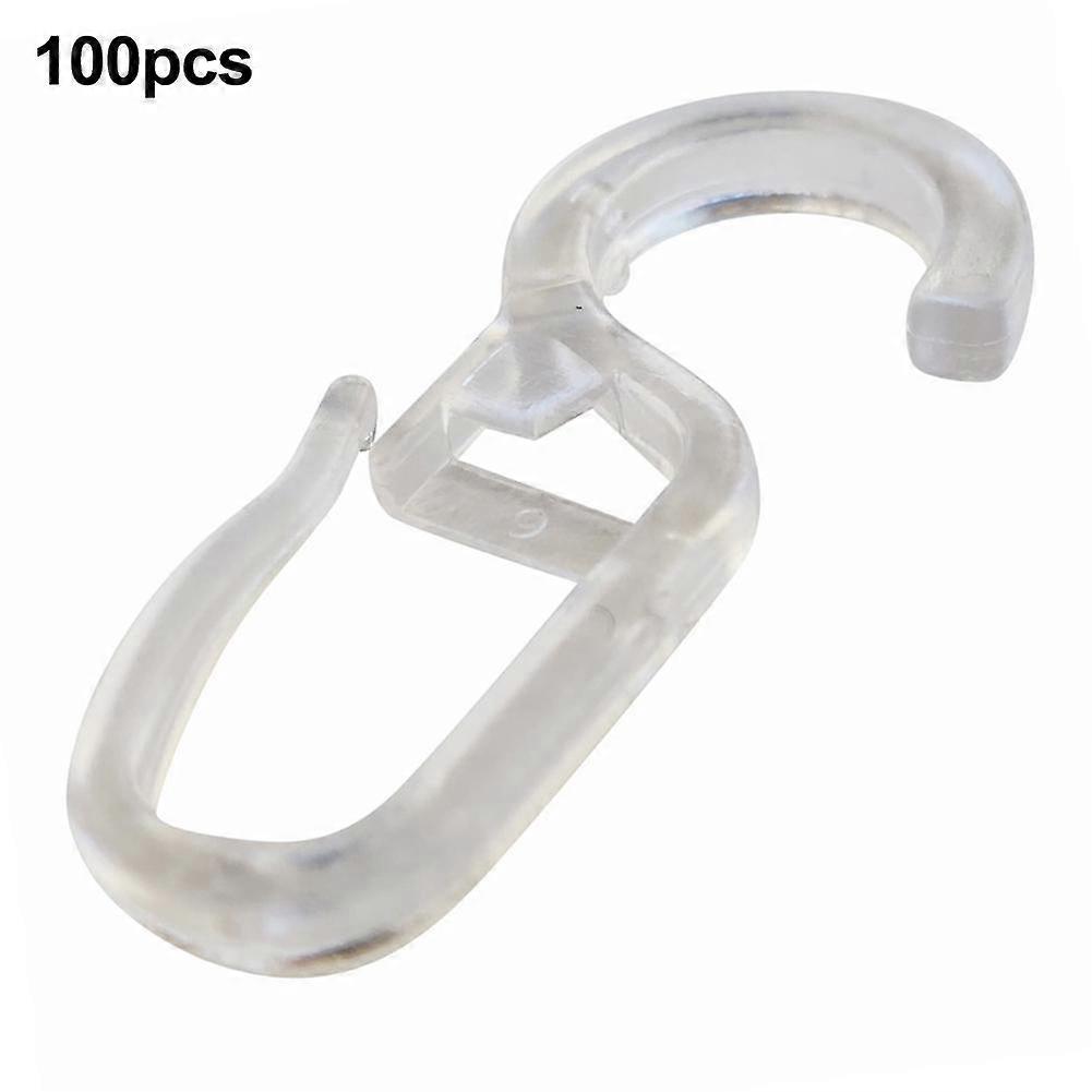 100pcs Curtain Hooks 30*14.5mm Click PC Part Durable