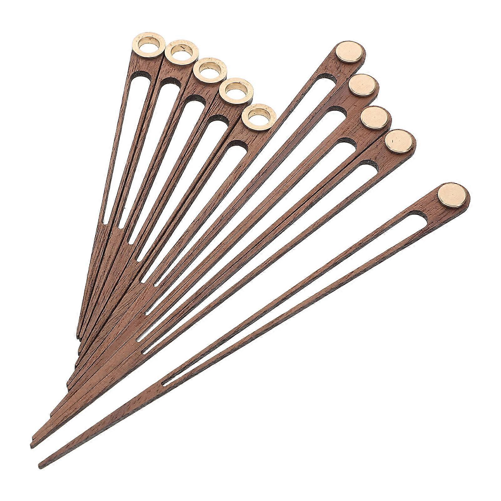 Long Shaft Wooden Clock Hands for Clock Repair with 5Sets Replacement Kit