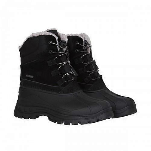 Mountain Warehouse Childrens/Kids Leather Waterproof Borg Lined Snow Boots