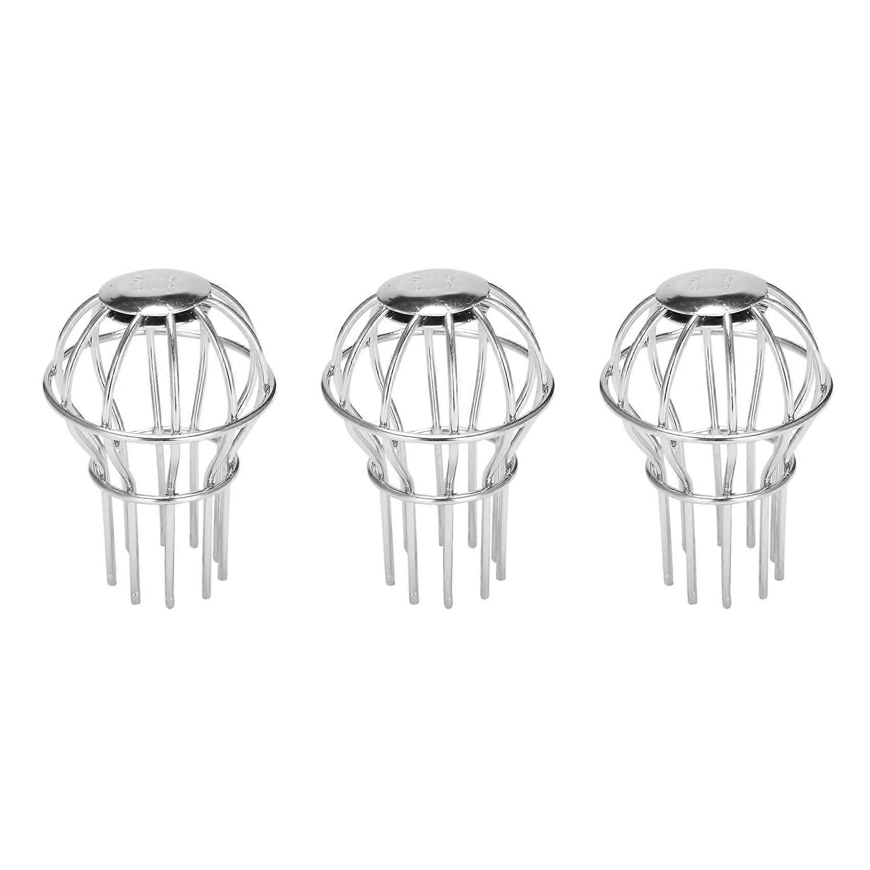 3X Drain Outdoor Roof Anti - Blocking Line Cap Round Net Cover Drainage Floor Line Leak Gutter Guard Filter-50