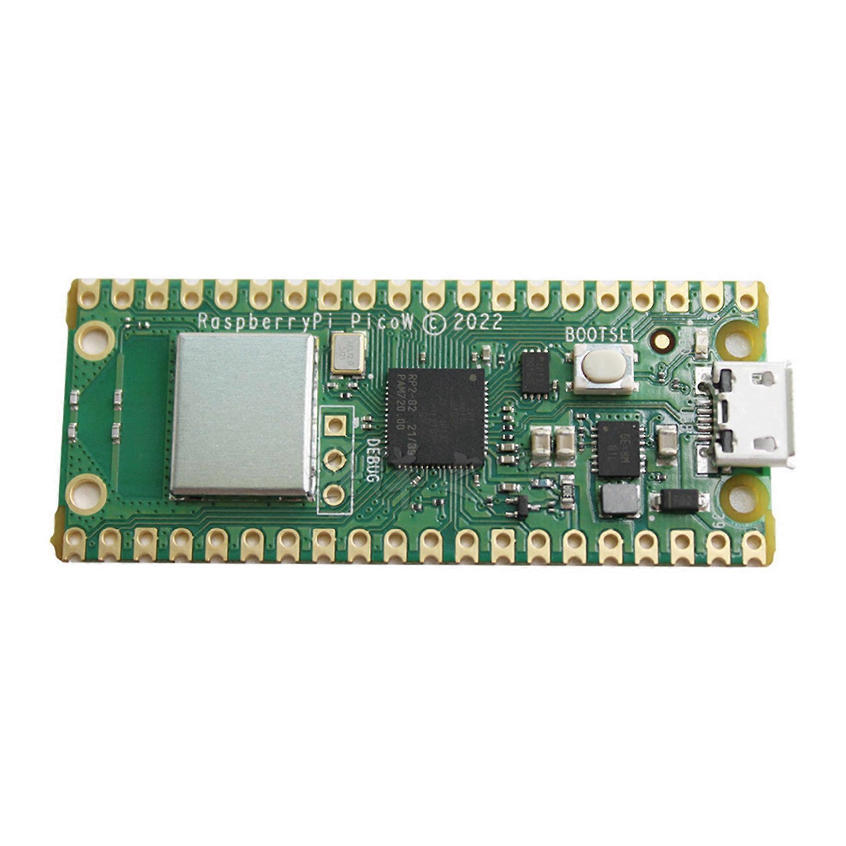 2X for Raspberry Pi Pico W Board with Wireless WIFI Module RP2040 Development Board Supports Micro-Python Welded